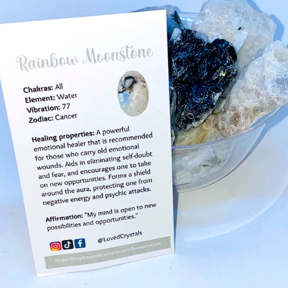 Rainbow Moonstone Crystal